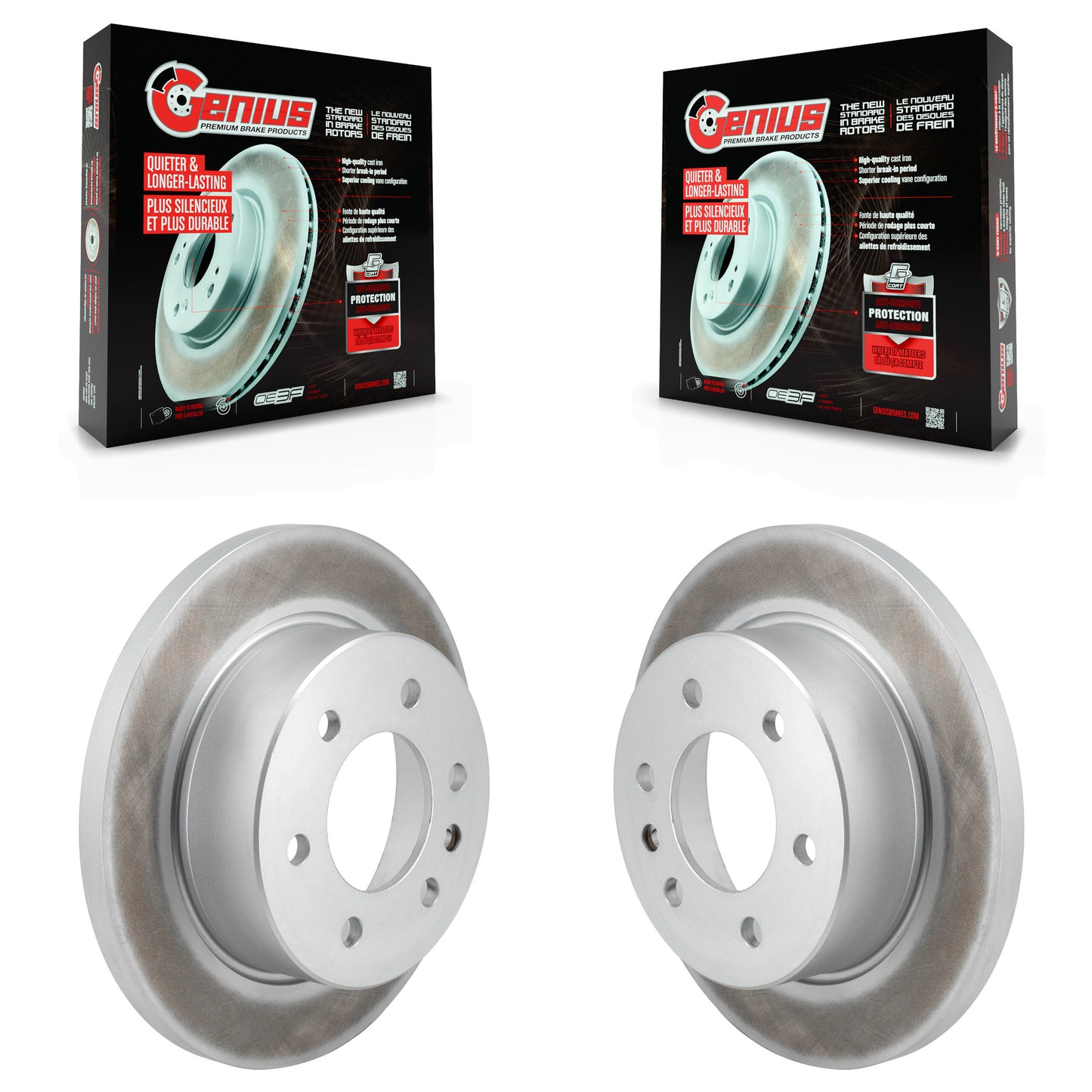 [Arrière] Disque de frein pour Mercedes-Benz Sprinter 2500 3500 Freightliner 1500 KG-101828