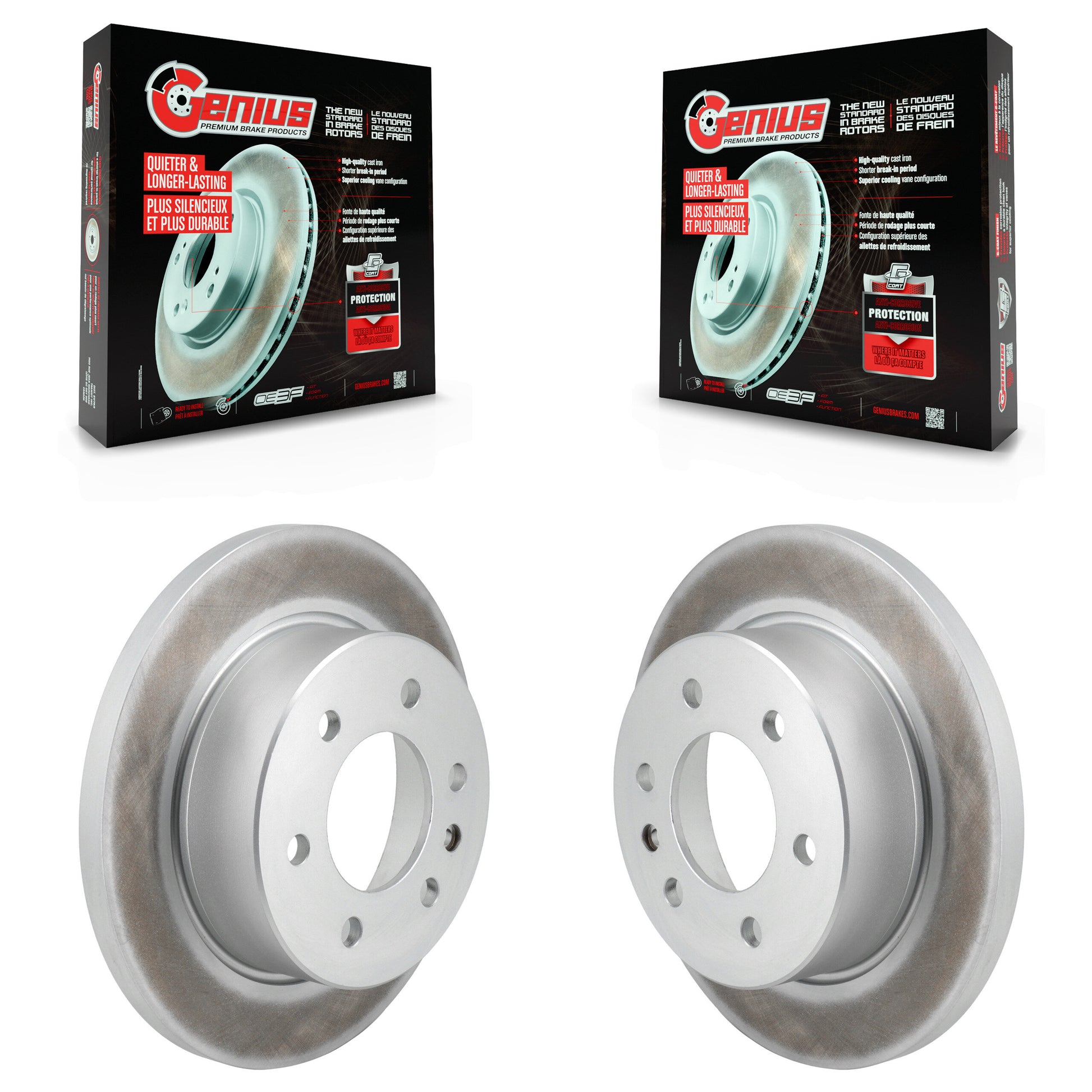 [Arrière] Disque de frein pour Mercedes-Benz Sprinter 2500 3500 Freightliner 1500 KG-101828