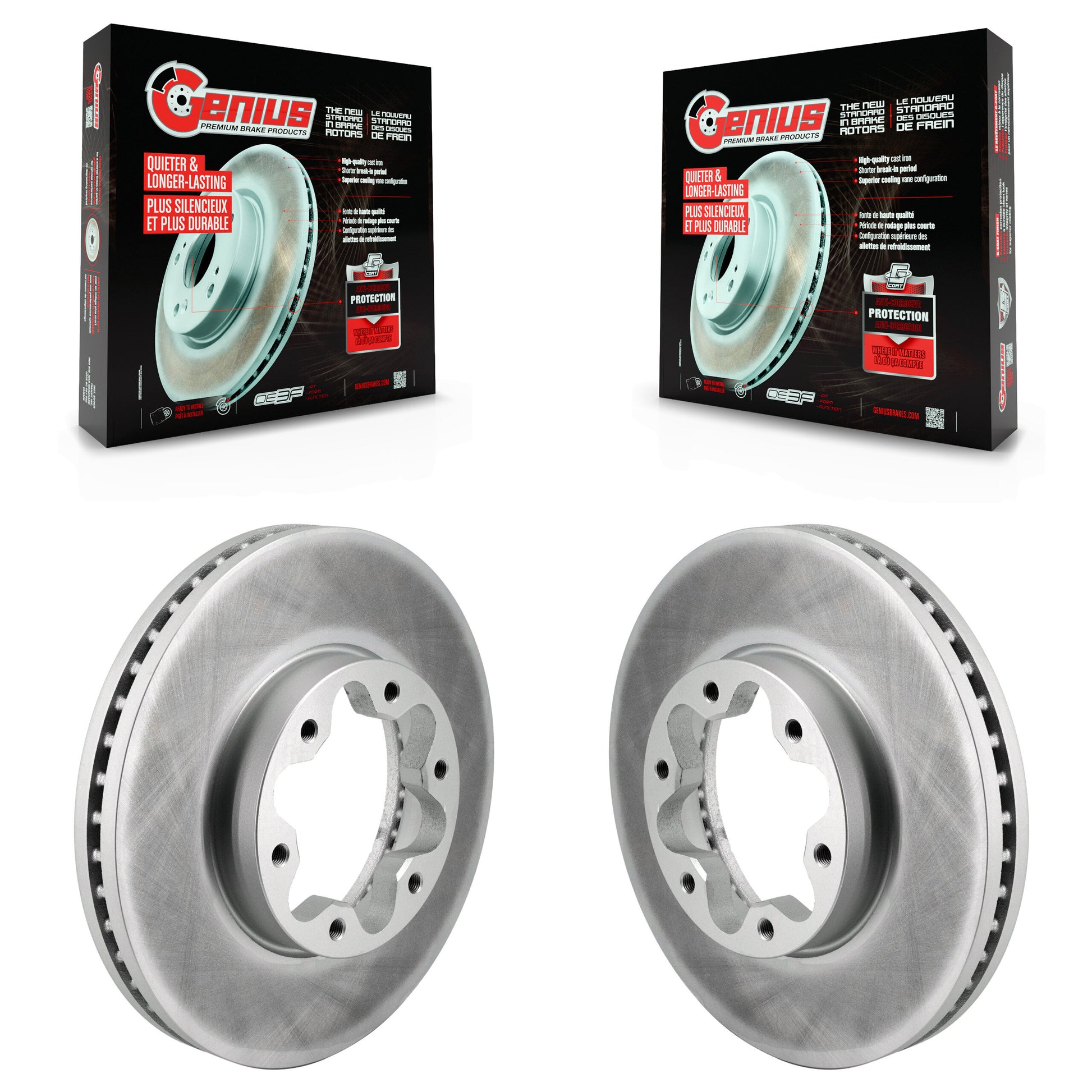 [Avant] Disque de frein pour 2020-2023 Ford Transit-250 Transit-350 Transit-150 HD KG-101853