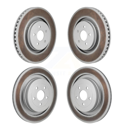 [Avant et Arrière] Disque de frein pour 19-20 Ford Edge ST with 2.7L With Red Painted Calipers KG-101881