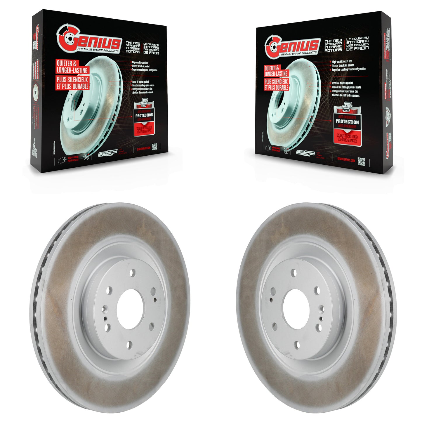 [Avant] Disque de frein pour GMC Sierra 1500 Chevrolet Silverado Tahoe Limited Cadillac KG-101952