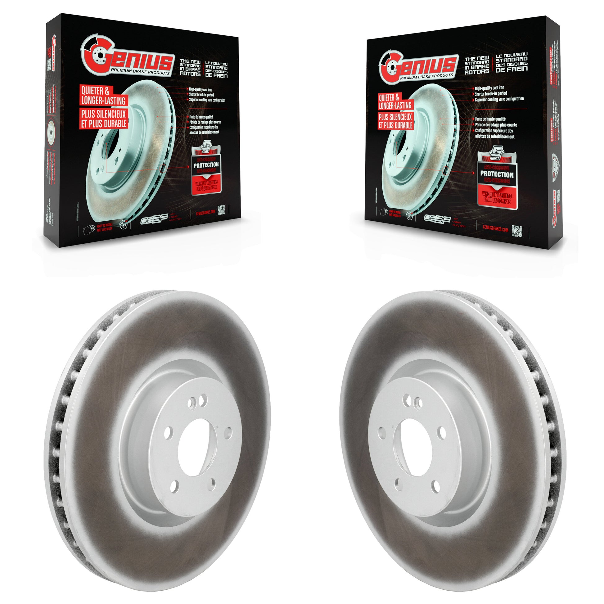 [Avant] Disque de frein pour Mercedes-Benz GLC300 C43 AMG GLC43 E450 E300 E400 E53 E350 KG-101976