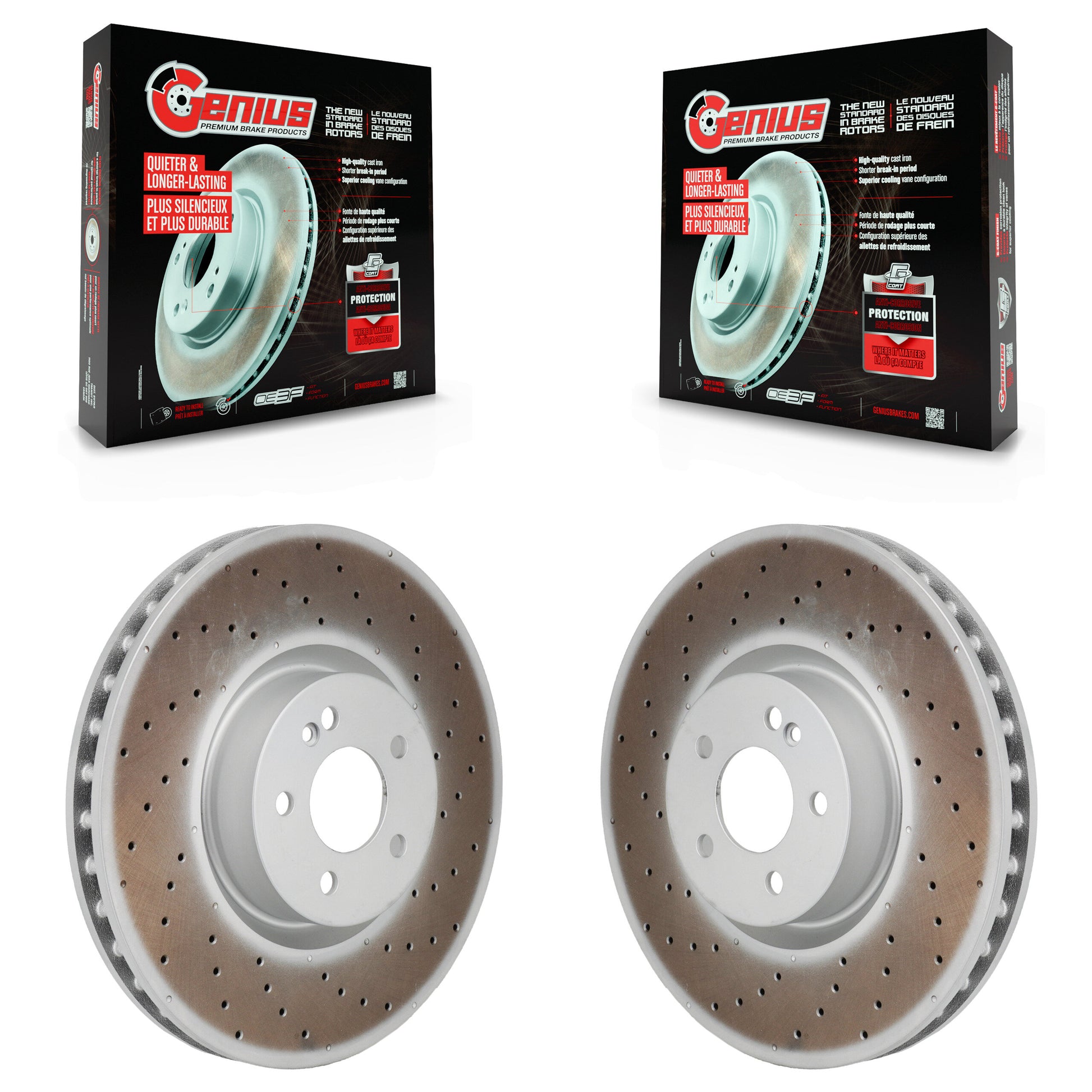 [Avant] Disque de frein pour Mercedes-Benz GLC300 C43 AMG GLC43 E450 E300 E400 E53 E350 KG-101977
