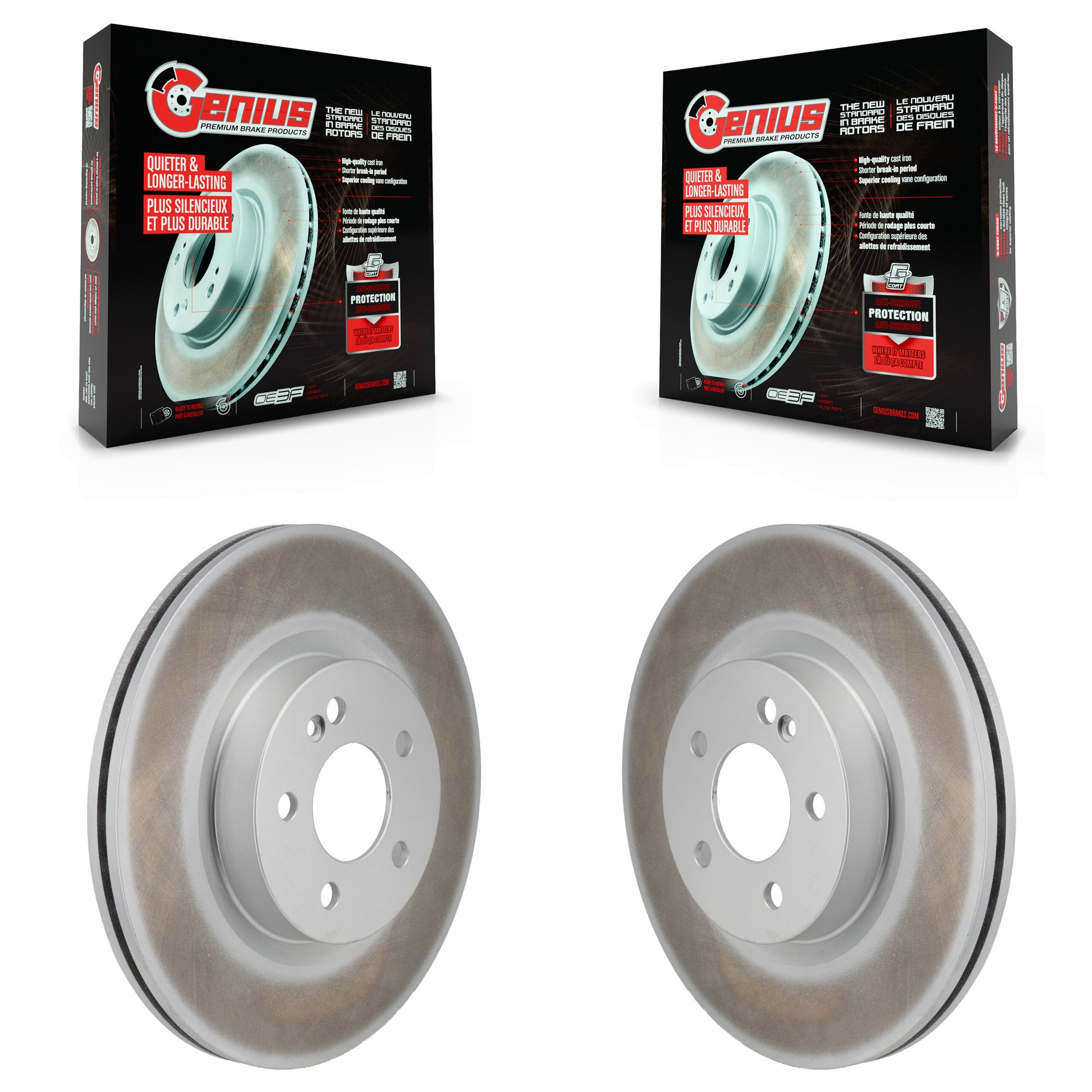 [Arrière] Disque de frein pour Mercedes-Benz GLC300 C43 AMG GLC43 C450 GLC350e KG-102006
