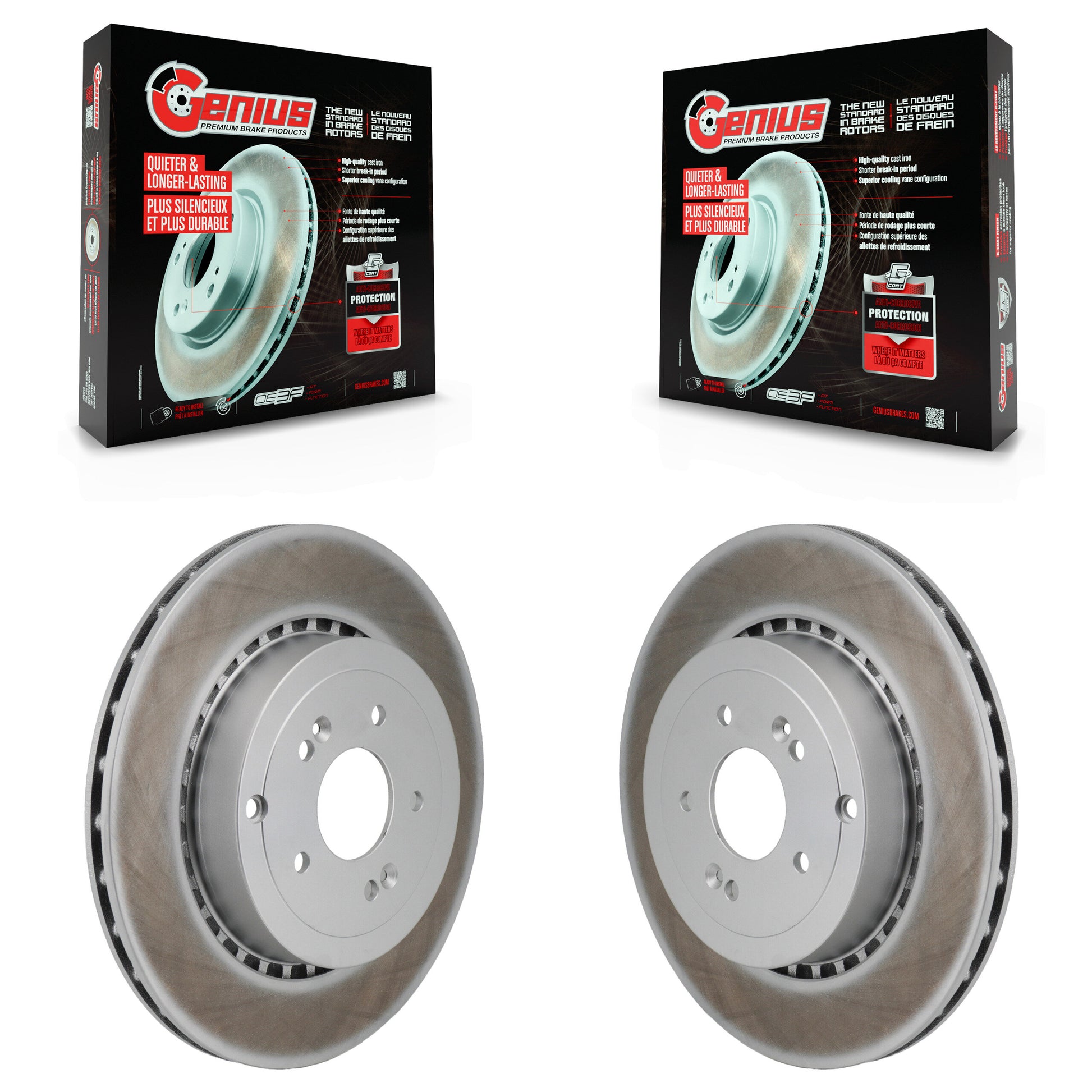[Arrière] Disque de frein pour Genesis G70 Kia Stinger KG-102012