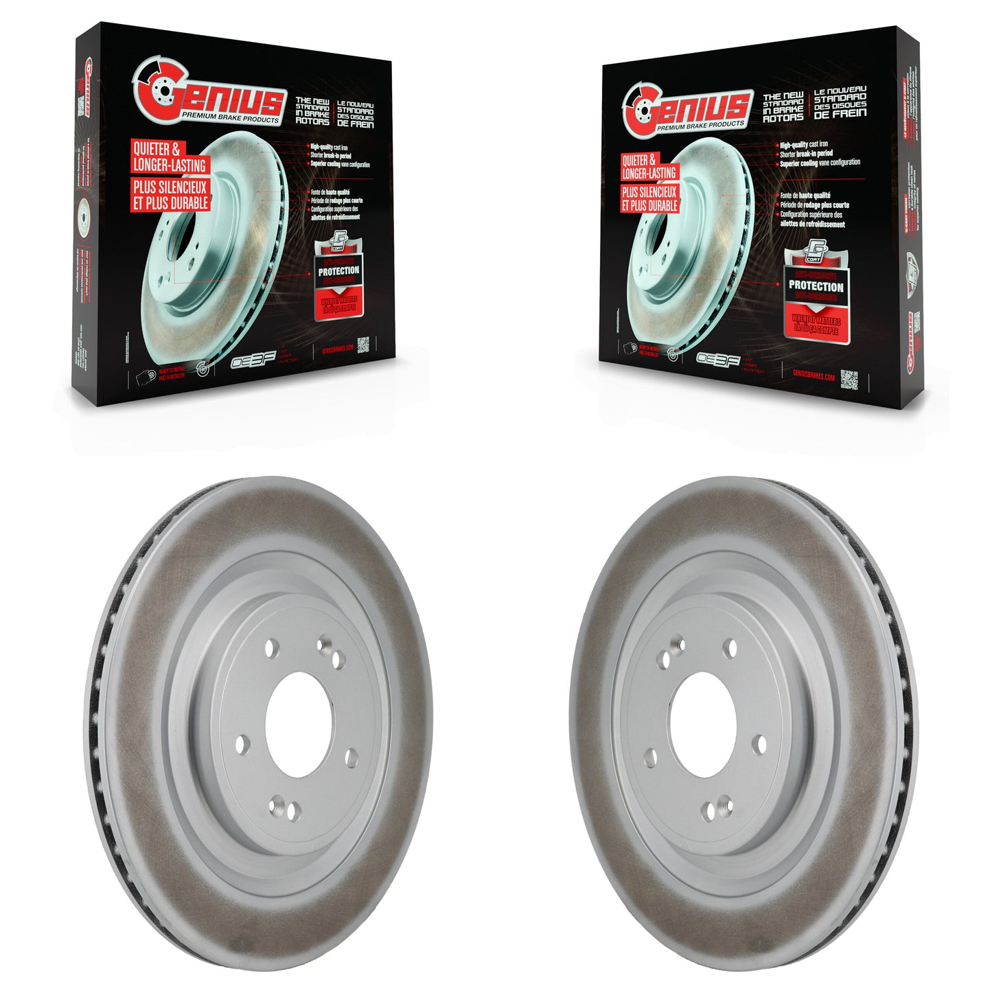 [Arrière] Disque de frein pour Hyundai Santa Fe Kia Sorento KG-102016