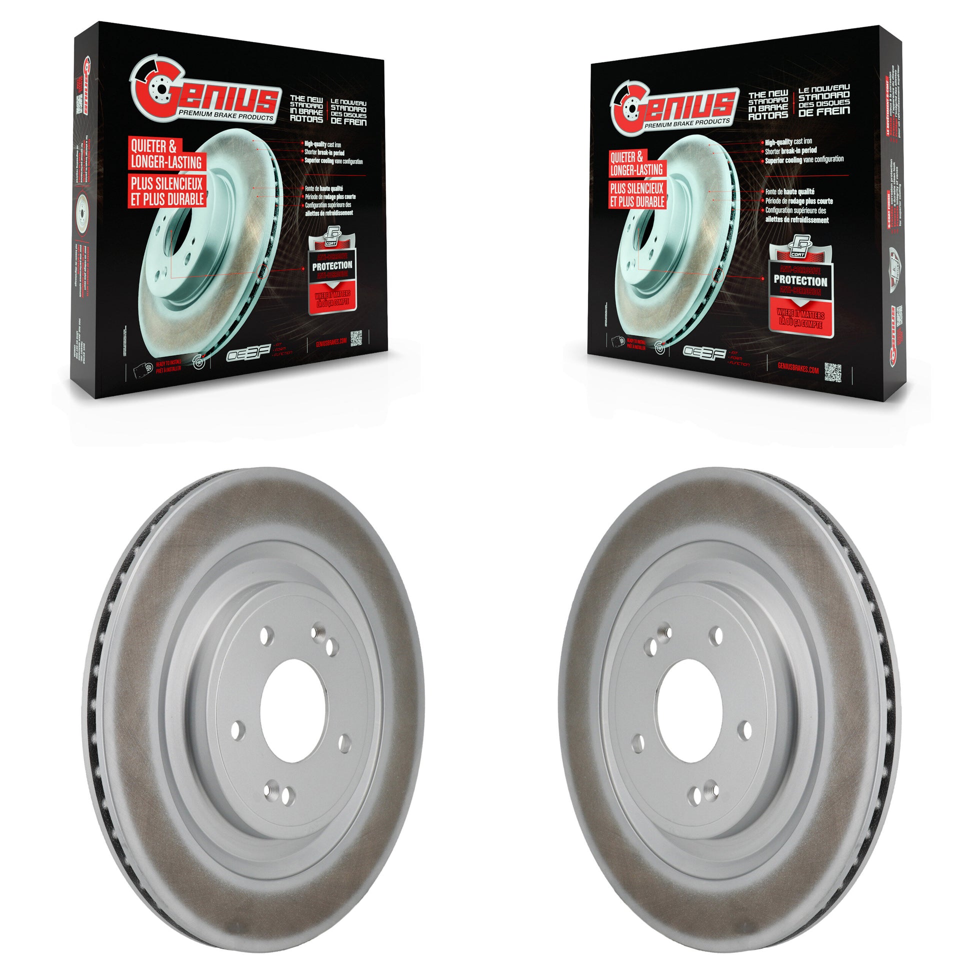 [Arrière] Disque de frein pour Hyundai Santa Fe Kia Sorento KG-102016
