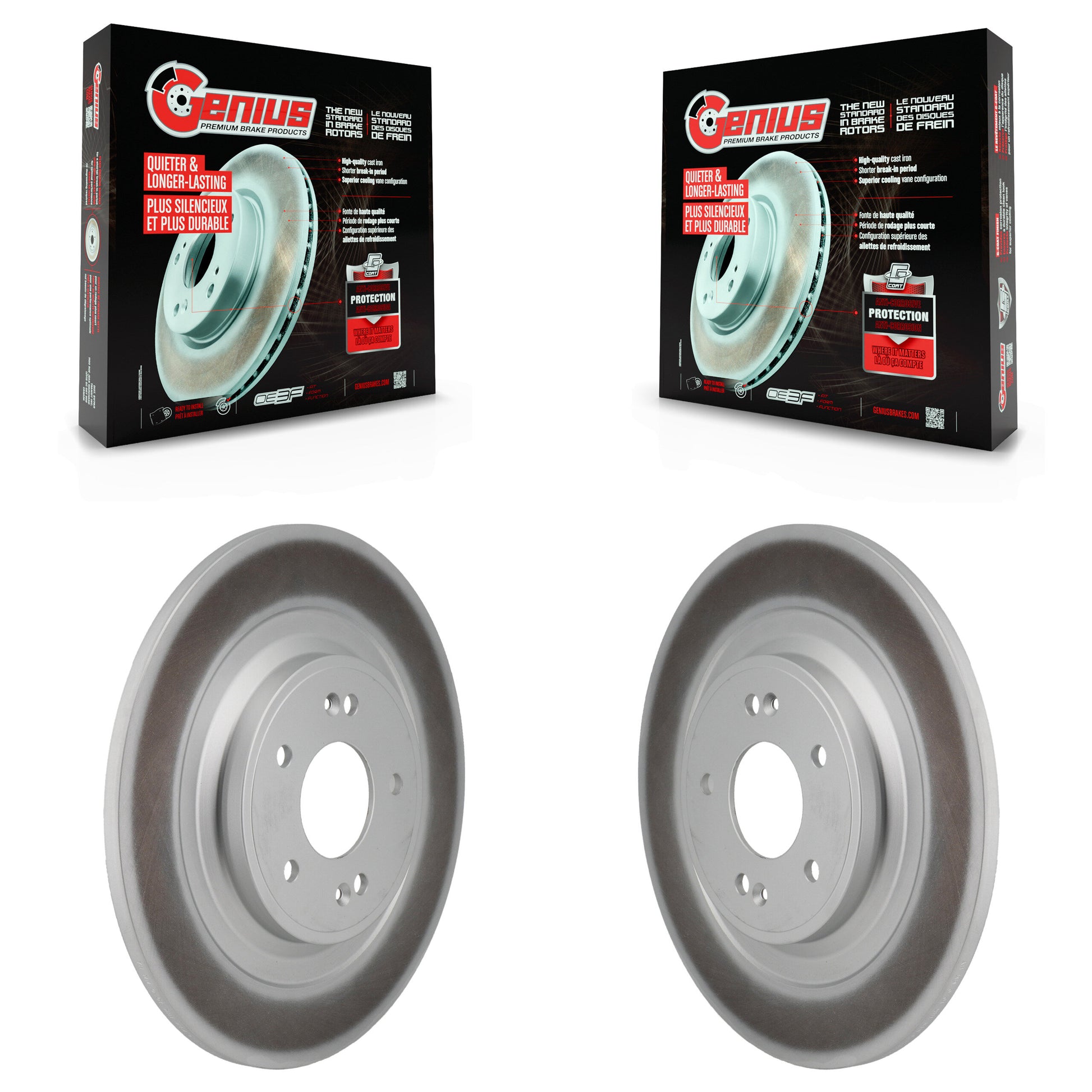 [Arrière] Disque de frein pour Kia Hyundai Carnival Santa Cruz Fe Sorento KG-102017