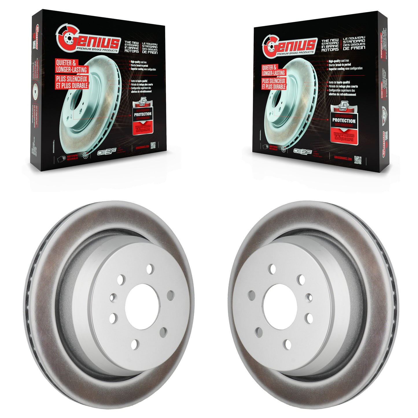 [Arrière] Disque de frein pour 2021-2022 Chevrolet Colorado GMC Canyon KG-102023