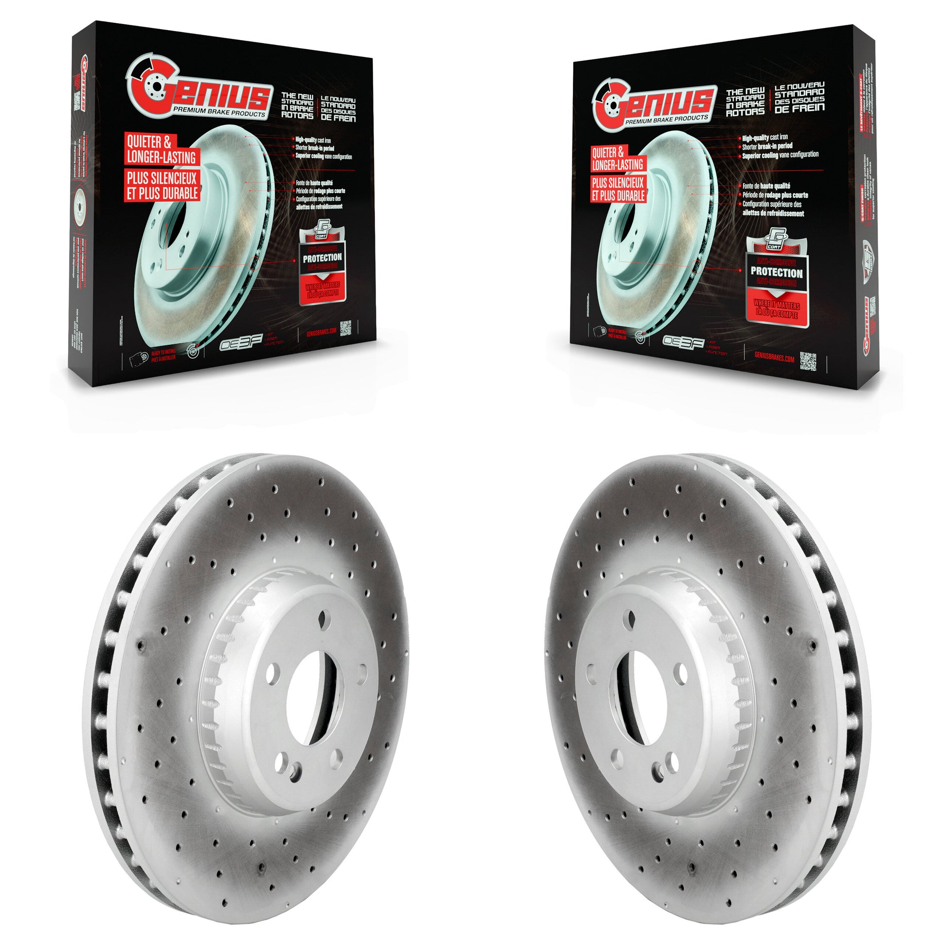 [Avant] Disque de frein pour Mercedes-Benz GLC300 C300 C400 C350e KG-102049