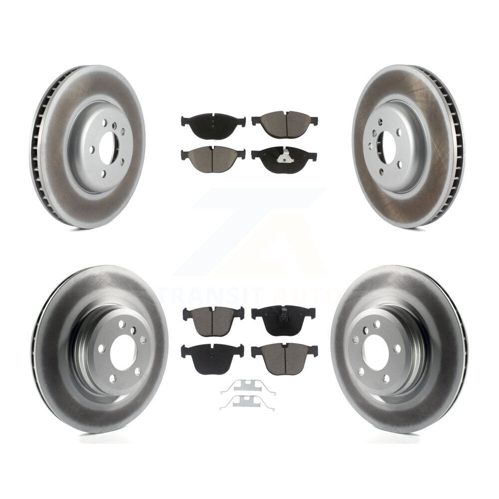 [Avant + Arrière] Kit de disque (revêtu) et plaquette (céramique) de frein pour BMW 750Li xDrive 750i 550i GT KGC-100014