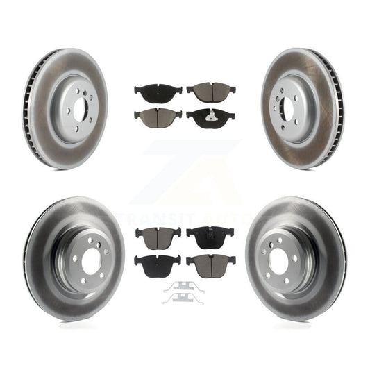 [Avant + Arrière] Kit de disque (revêtu) et plaquette (céramique) de frein pour BMW 750Li xDrive 750i 550i GT KGC-100014