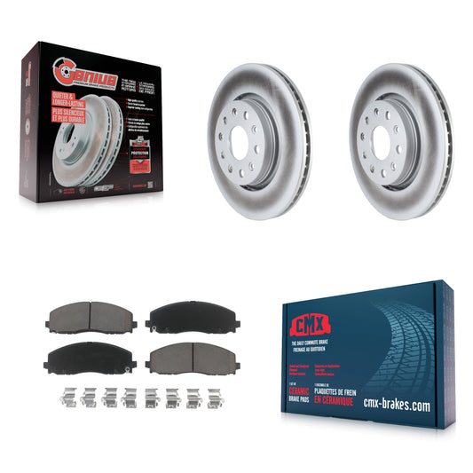 [Avant] Kit de disque (revêtu) et plaquette (céramique) de frein pour Jeep Wrangler Gladiator KGC-100023