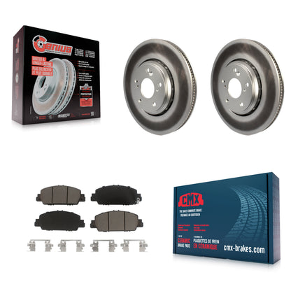 [Avant] Kit de disque (revêtu) et plaquette (céramique) de frein pour 2017 Honda Accord Hybrid EX-L Touring KGC-100029