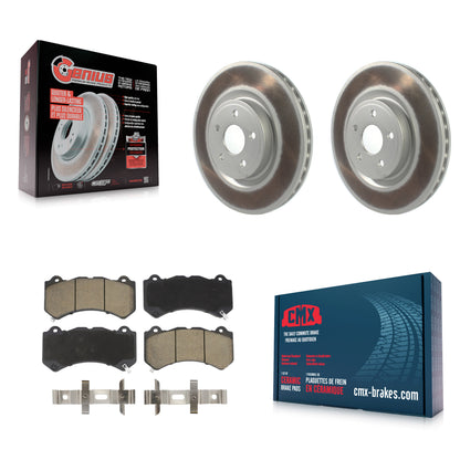 [Avant] Kit de disque (revêtu) et plaquette (céramique) de frein pour Jeep Grand Cherokee Dodge Durango KGC-100033