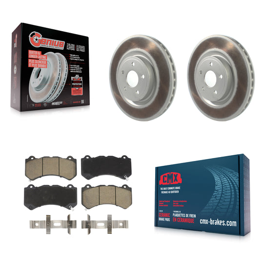 [Avant] Kit de disque (revêtu) et plaquette (céramique) de frein pour Jeep Grand Cherokee Dodge Durango KGC-100033