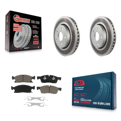 [Avant] Kit de disque (revêtu) et plaquette (céramique) de frein pour Jeep Grand Cherokee Dodge Durango KGC-100034
