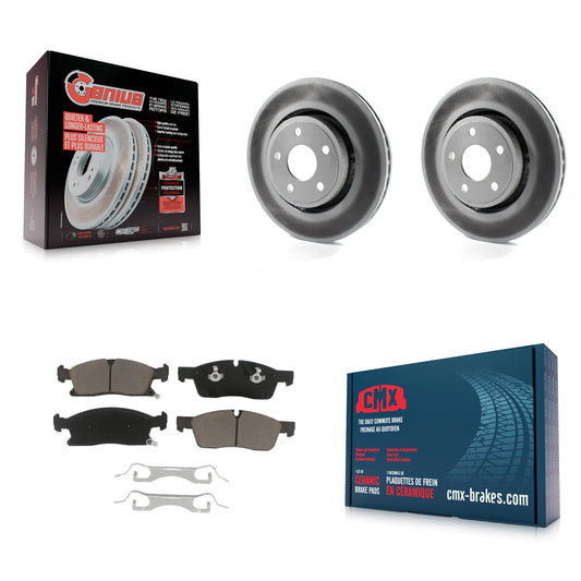 [Avant] Kit de disque (revêtu) et plaquette (céramique) de frein pour Jeep Grand Cherokee Dodge Durango WK KGC-100035