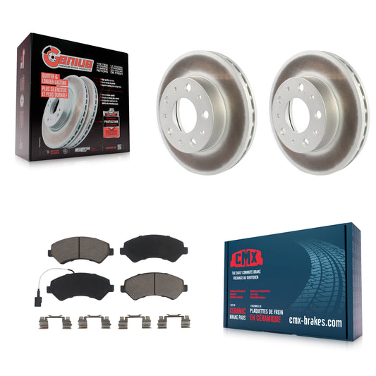 [Avant] Kit de disque (revêtu) et plaquette (céramique) de frein pour Ram ProMaster 1500 2500 3500 KGC-100040