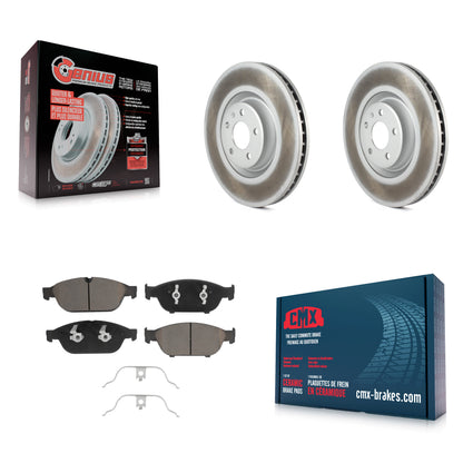 [Avant] Kit de disque (revêtu) et plaquette (céramique) de frein pour Audi A6 Quattro A7 KGC-100041