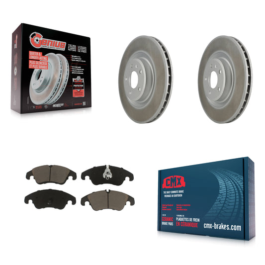 [Avant] Kit de disque (revêtu) et plaquette (céramique) de frein pour Audi Q5 A6 Quattro S5 S4 A7 A5 A4 KGC-100042