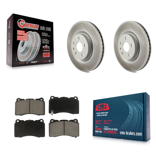 [Avant] Kit de disque (revêtu) et plaquette (céramique) de frein pour Cadillac XTS Buick Regal KGC-100045