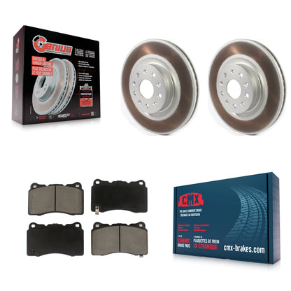 [Avant] Kit de disque (revêtu) et plaquette (céramique) de frein pour Cadillac CTS CT6 Chevrolet Camaro KGC-100051