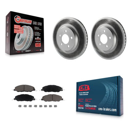 [Avant] Kit de disque (revêtu) et plaquette (céramique) de frein pour Ford Mustang KGC-100056