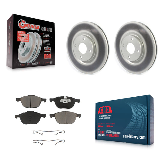 [Avant] Kit de disque (revêtu) et plaquette (céramique) de frein pour 2018-2022 Ford EcoSport KGC-100057