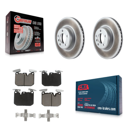 [Avant] Kit de disque (revêtu) et plaquette (céramique) de frein pour BMW 328i 428i 330i xDrive 335i Gran Coupe 228i 440i 340i M240i 435i 230i ActiveHybrid 3 GT KGC-100088