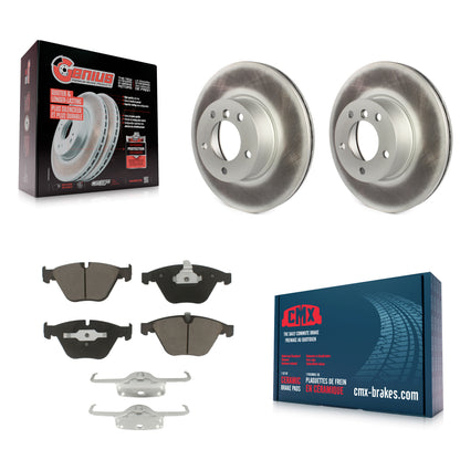 [Avant] Kit de disque (revêtu) et plaquette (céramique) de frein pour BMW 328i xDrive X1 328xi 323i KGC-100090