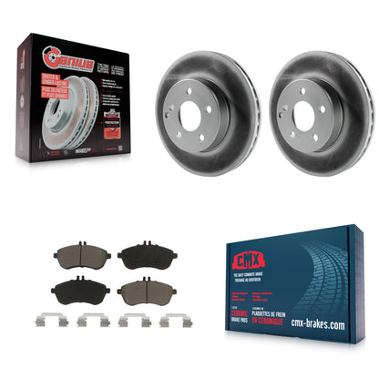 [Avant] Kit de disque (revêtu) et plaquette (céramique) de frein pour Mercedes-Benz C300 C250 C230 KGC-100093