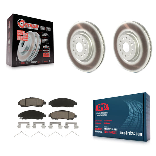 [Avant] Kit de disque (revêtu) et plaquette (céramique) de frein pour Cadillac XT5 Buick Enclave XT6 KGC-100100