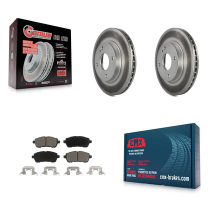 [Avant] Kit de disque (revêtu) et plaquette (céramique) de frein pour Ford Fiesta KGC-100106