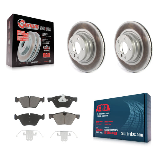 [Avant] Kit de disque (revêtu) et plaquette (céramique) de frein pour BMW 330i 330xi X1 KGC-100107