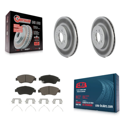 [Avant] Kit de disque (revêtu) et plaquette (céramique) de frein pour 2015-2020 Honda Fit KGC-100108