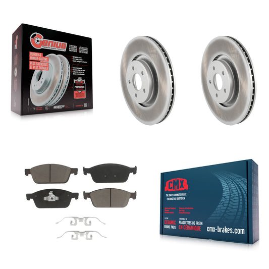[Avant] Kit de disque (revêtu) et plaquette (céramique) de frein pour Ford Focus Lincoln MKC KGC-100114