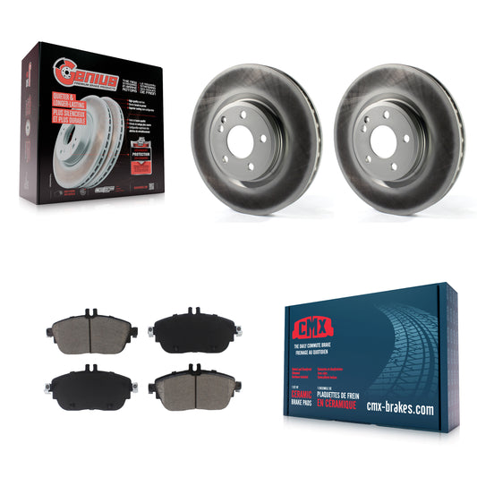[Avant] Kit de disque (revêtu) et plaquette (céramique) de frein pour Mercedes-Benz GLA250 CLA250 INFINITI QX30 B Electric Drive B250 KGC-100119