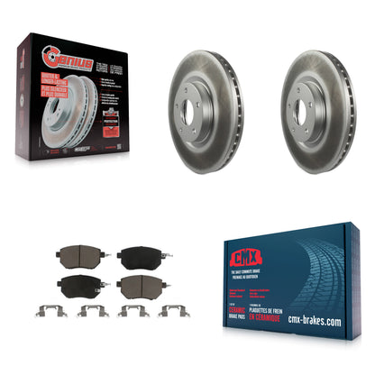 [Avant] Kit de disque (revêtu) et plaquette (céramique) de frein pour Nissan Altima Murano Maxima INFINITI FX35 FX45 KGC-100122