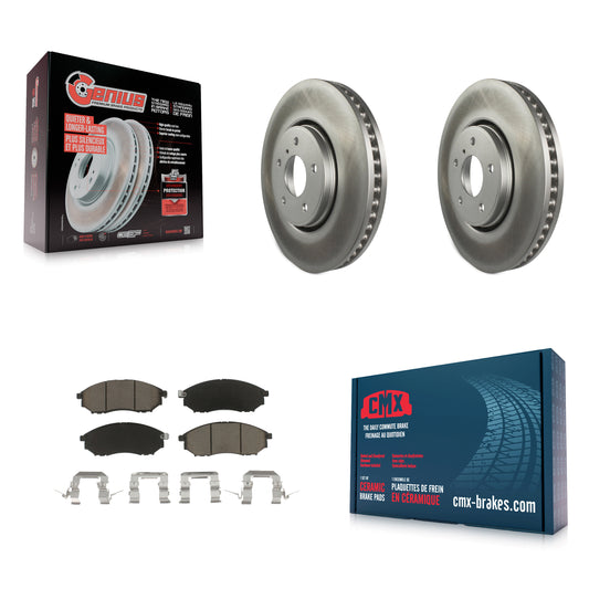 [Avant] Kit de disque (revêtu) et plaquette (céramique) de frein pour INFINITI FX35 FX37 QX70 FX45 KGC-100124