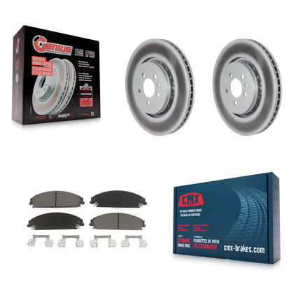 [Avant] Kit de disque (revêtu) et plaquette (céramique) de frein pour Dodge Charger avec 355mm Diameter Rotor KGC-100129