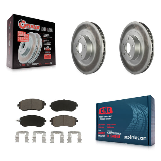 [Avant] Kit de disque (revêtu) et plaquette (céramique) de frein pour Subaru Forester Outback Impreza Legacy Baja Saab 9-2X KGC-100133
