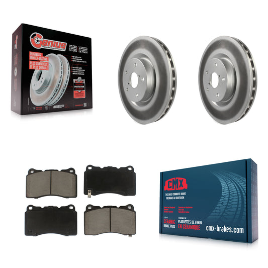 [Avant] Kit de disque (revêtu) et plaquette (céramique) de frein pour Subaru Impreza WRX STI KGC-100136