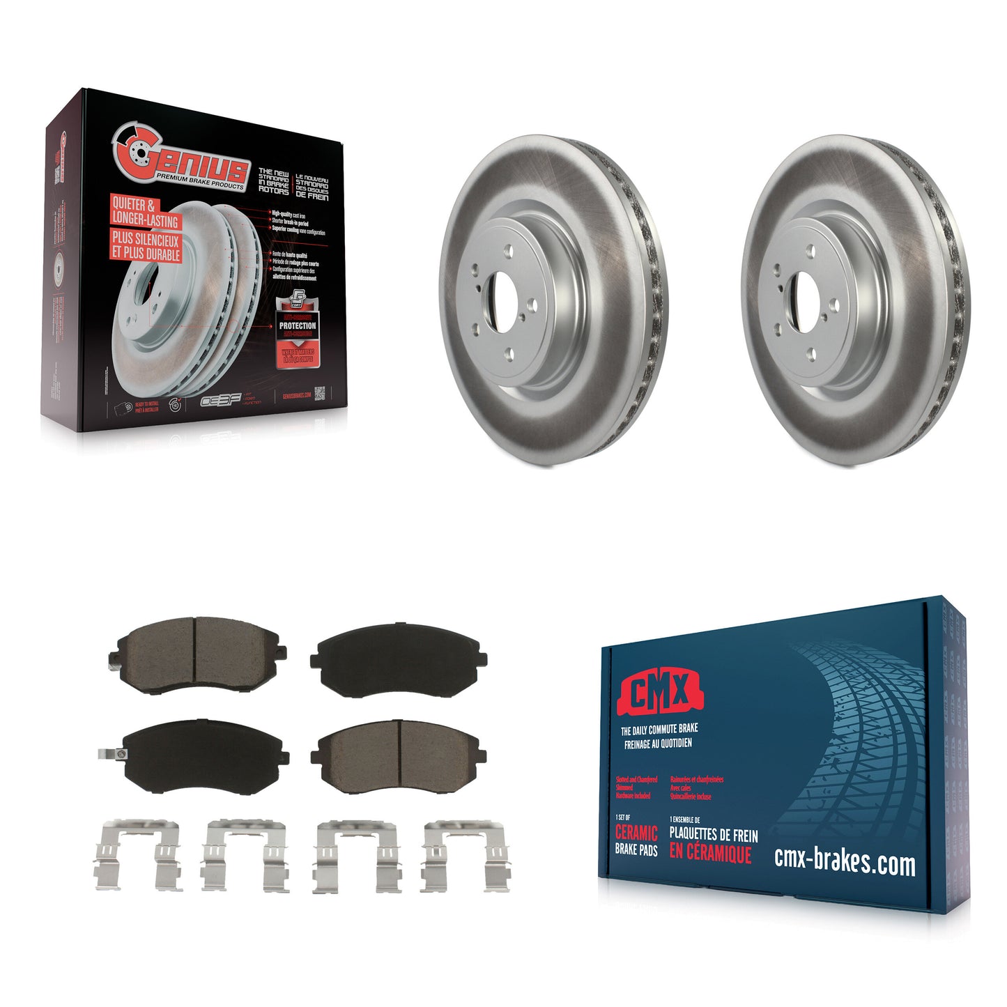 [Avant] Kit de disque (revêtu) et plaquette (céramique) de frein pour Subaru Legacy KGC-100138