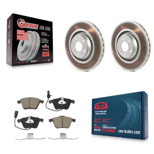 [Avant] Kit de disque (revêtu) et plaquette (céramique) de frein pour Audi TT Quattro TTS KGC-100140
