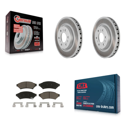 [Avant] Kit de disque (revêtu) et plaquette (céramique) de frein pour Chevrolet Uplander Buick Terraza Pontiac Montana Saturn Relay KGC-100152