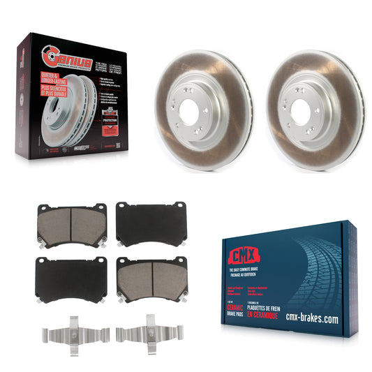 [Avant] Kit de disque (revêtu) et plaquette (céramique) de frein pour Hyundai Genesis KGC-100153