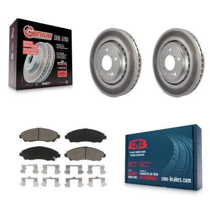 [Avant] Kit de disque (revêtu) et plaquette (céramique) de frein pour Honda Pilot Acura MDX Ridgeline KGC-100159