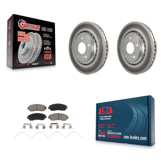 [Avant] Kit de disque (revêtu) et plaquette (céramique) de frein pour Honda Odyssey Passport KGC-100161