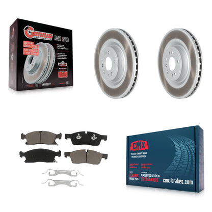 [Avant] Kit de disque (revêtu) et plaquette (céramique) de frein pour Mercedes-Benz GLS450 GL450 GL350 ML400 GLE400 KGC-100167